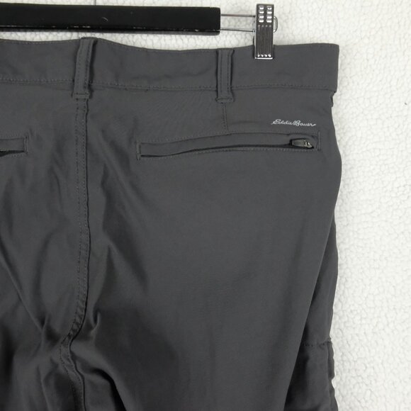 Eddie Bauer Travex Pants Mens 36X32 Gray Hiking Outdoor Lightweight Nylon - Picture 5 of 10